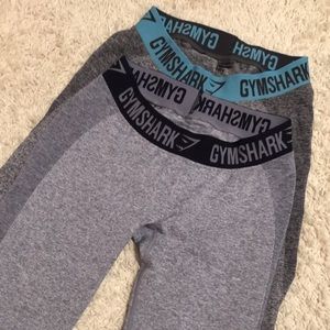 Two pairs of Gymshark flex leggings
